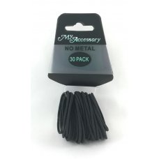 Hair Ring no Metal Super Thin Black P30-Alpen